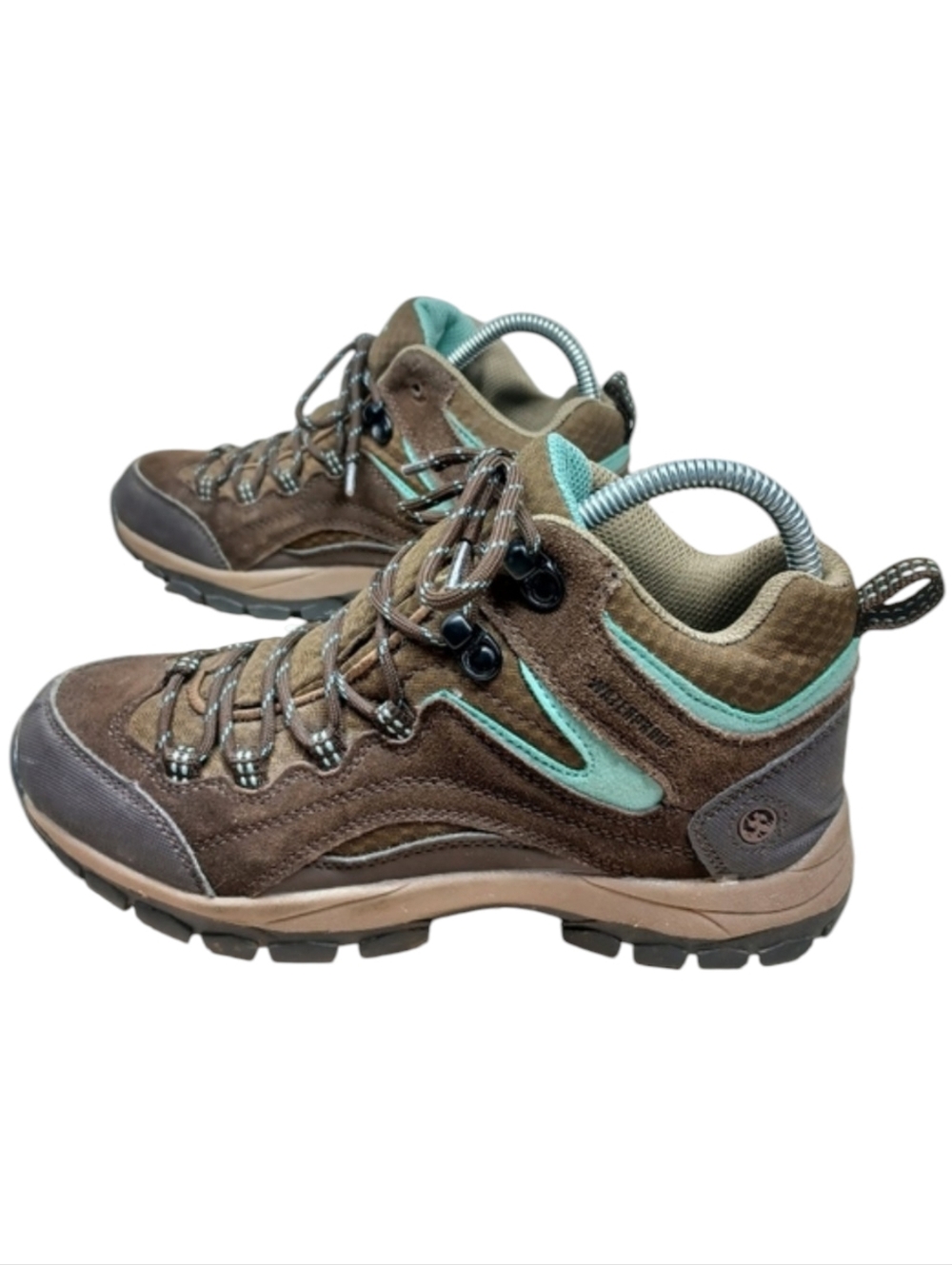 Northside Waterproof Hiking Shoes Trail Boots Brown Tan Aqua Women's Size 7